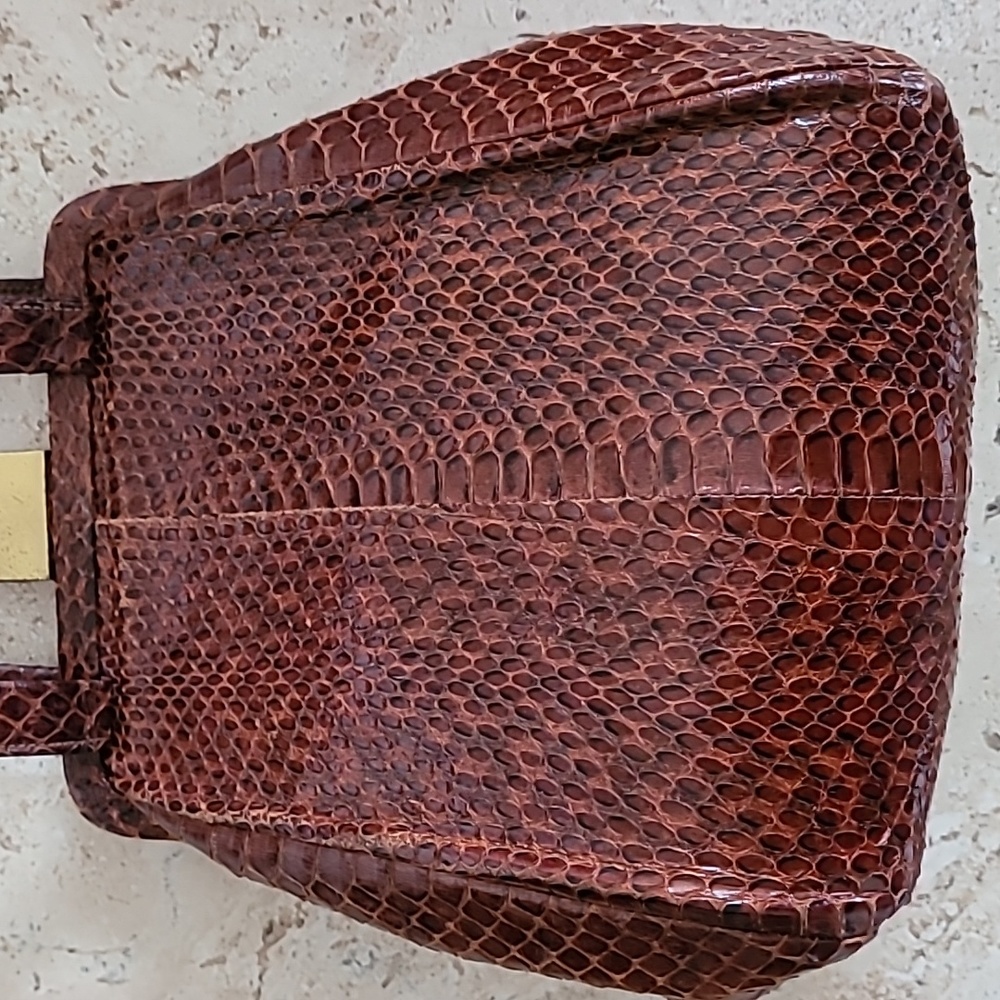 Vintage lizard skin small purse. 1940's ? - Picture 2 of 16